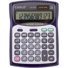 Caslo CSL CS-505 12 Hane Masa Tipi İşlem Kontrollü Su Geçirmez Hesap Makinesi