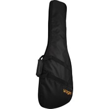 Wagon 01 Serisi Siyah Elektro Gitar Çantası Yağmur ve Yırtılmaya Dayanıklı Türkiye Menşeli