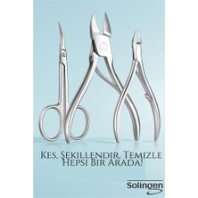 Mey Ithalat® 3’lü Paslanmaz Manikür Seti – Tırnak Makası, Et Pens, Kavisli Makas | Evde Profesyonel