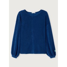 American Vintage Lacivert Kadın Sweatshirt FUX03AE26