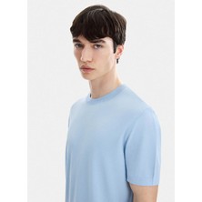 Back And Bond Mavi Erkek Triko Polo T-Shirt B35S40019