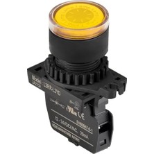 Autonics At. L2RR-L3YL - Ø22 Sarı Ledli 230VAC Sinyal Lambası- Autonıcs
