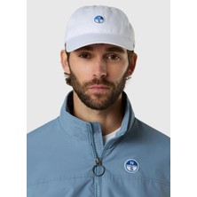 North Sails Beyaz Erkek Logo Baskılı Şapka NS0000623398