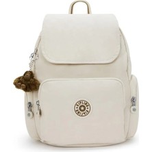 Kipling Taba - Krem Kadın %60 Polyamid, %40 Geri Dönüştürülmüş Polyamid Sırt Çantası KI35239LO