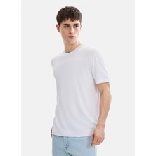 Back And Bond Beyaz Erkek T-Shirt B35S40019