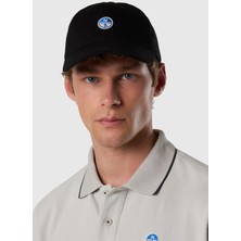 North Sails Siyah Erkek Logo Baskılı Şapka NS0000623398
