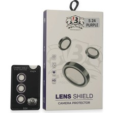 Samsung Galaxy S24 Bilvis Titan Kamera Lens - Derin Mor