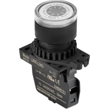 Autonics At. L2RR-L3WD - Beyaz Sinyal Lambası 24V- Autonıcs
