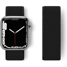 Pileli Store Mey Ithalat®   Watch 38MM Hasırlı Cırtcırtlı Kordon - Siyah