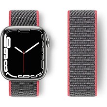 Pileli Store Mey Ithalat®   Watch 38MM Hasırlı Cırtcırtlı Kordon - Pembe