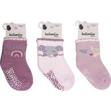 Mey Ithalat®  mirselin Abs'li Havlu Kız Bebek Soket Çorap K45892 (Adet Fi̇yatidir)