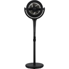 GoodHome 3D Salınımlı Siyah Ayaklı Vantilatör 24W Güç, Uzaktan Kumanda ve Yüksek Performans