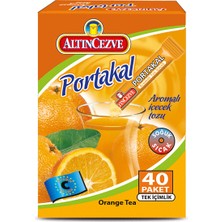 Altıncezve Portakal Aromalı İçecek Tozu 40 x 1.5 Gr Tek İçimlik Pratik Paket