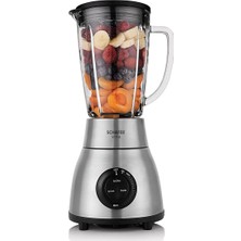 Schafer Vita 1200 W Inox Sürahi Blender 1,8 lt Kapasite ve Buz Kırma Özelliği ile Pratik Kullanım 3 Parça Inox