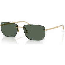 Ray-Ban Unisex 3768 001/71 56 Güneş Gözlüğü Altın Çerçeve ile UV Koruma Özelliği