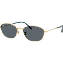 Ray-Ban Kadın Güneş Gözlüğü 3749 9278R5 55 Altın Metal Çerçeve UV 400 Filtreli Tasarım