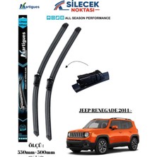 Martigues Martıgues Araca Özel Ön  Silecek Takımı Sağ/sol  Jeep Renegade 2014>   Ölçü : 550MM/500MM  S2220B21