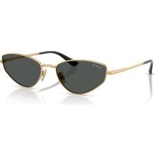 Vogue 4339S Kadın Güneş Gözlüğü Metal Çerçeve Altın Renk UV 400 Polarize Lens ile Şık Tasarım