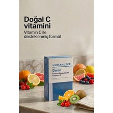 Humanlife Demir (Ferrous Bisglycinate), Vitamin C, 30 Kapsül, Iron Complex, Takviye Edici Gıda