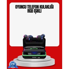Uravas Store Rgb Oyuncu Bluetooth Kulaklık Düşük Gecikmeli Kablosuz 5.1