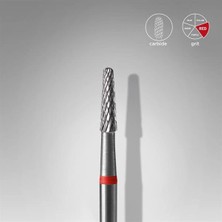 Staleks Pro Çelik Koni Freze Kırmızı FT71R023/8