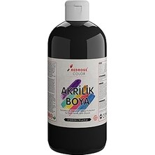 Uravas Store Siyah Akrilik Boya 500GR