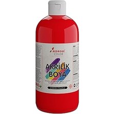 Uravas Store Kırmızı Akrilik Boya 500GR