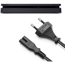 Pop Konsol PS4 Slim Güç Kablosu 1.5m Playstation 4 Slim Kasa Uyumlu PS4 Kablo Yedek Parça