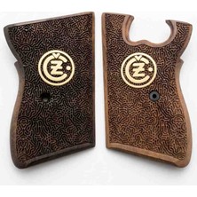 Yücel Av Bayii 7.65 mm Cz 70 Çekvizör Ahşap Tabanca Kabzesi