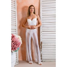 Gallipoli Bralet, Pantolon ve Slip Takım Ekru (MGP32264)