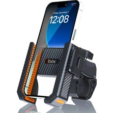 Uravas Store Gidon Bağlantılı Bisiklet Motosiklet Için Esnek Abs 4-7.8″ Inç Telefon Tutucu 360° Dönebilen Tasarı