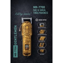 Jasper JPR-7700 Gentlemen Gold Detaylı Profesyonel Tıraş Makinesi 8000 Rpm