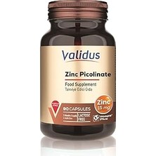 Uravas Store Validus Zinc Picolinate (Zinc 15 Mg) 90 Capsules