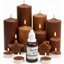 ElHobi Sıvı Mum Boyası - Kahverengi - 30 ml