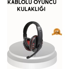 Uravas Store Profesyonel Gaming Kulaklık – Mikrofonlu, Yumuşak Pedli, Stereo Ses Kalitesi, Tere Dayanıklı