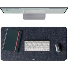 Uravas Store Leitz Desk Mat Keçe 36X70 cm Gri
