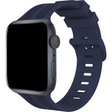 Uravas Store Watch 38MM KR408 Çizgili  Kordon - Lacivert