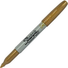 Sharpie Altın Renkli Yuvarlak Uç Permanent Markör 2065407 Kalıcı Mürekkep ile 1 Adet