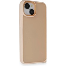 Zenvia Mey Ithalat®   iPhone 14 Kılıf Elegant Kapak - Pudra