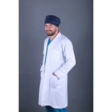 Başaran Uniforma Erkek Ceket Yaka Uzun Kollu Uzun Boy Doktor, Eczacı, Hemşire, Öğretmen, Laboratuvar Önlüğü - Alpaka Kumaş