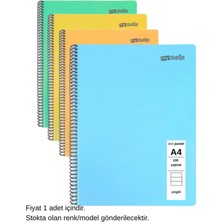 Mynote Text Pastel Defter A4 100 Yaprak Çizgili 1 Adet
