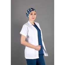Başaran Uniforma Kadın Ceket Yaka Kısa Kollu Orta Boy Doktor, Eczacı, Hemşire, Öğretmen, Laboratuvar Önlüğü - Alpaka Kumaş