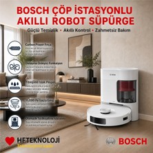 Bosch Spotless Advanced Çöp Istasyonlu Akıllı Robot Süpürge