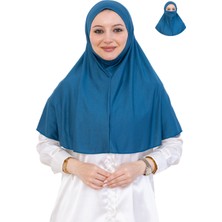 Modish Group Hazır Başörtüsü Pratik Islami Giyim Penye Peçeli Türban Namaz Için Yumuşak Eşarp