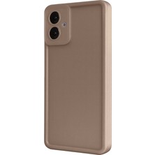 Zenvia Mey Ithalat®  Samsung Galaxy A07 4g Viera Silikon - Kahverengi
