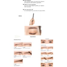 MISSHA Uzun Süre Kalıcı Gray Brown Renkli Asansörlü Kaş Kalemi Perfect Eyebrow Styler