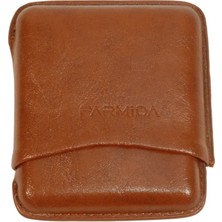 Parmida Kahverengi 5'li Taşınabilir Sigarillo Puro Seyahat Kılıfı PPK0215