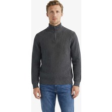 Nautica Erkek Gri Classic Fit Kazak S57128T.00E