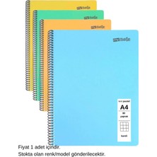 Mynote Text Pastel Defter A4 80 Yaprak Kareli 1 Adet