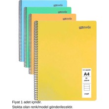 Mynote Text Pastel Defter A4 60 Yaprak Çizgili 1 Adet